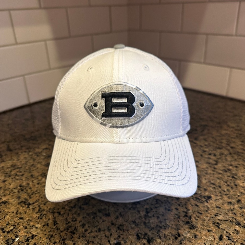 Birmingham Iron Alliance AAF Football New Era 39THIRTY Stretch Fit M/L White